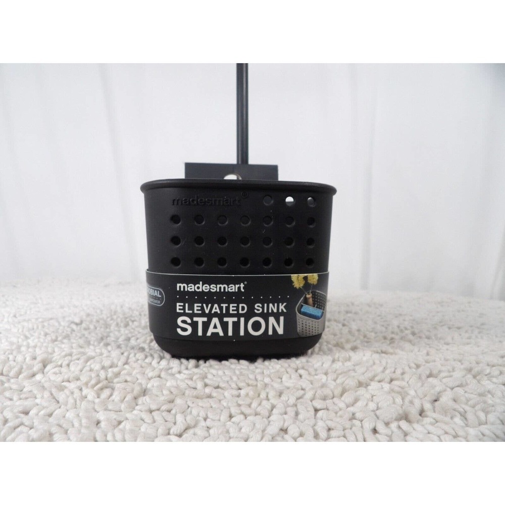 MadeSmart Antimicrobial Dishwasher Safe Elevated Sink Station 3.98x3.69x3.40 in